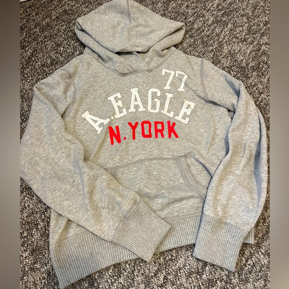 AMERICAN EAGLE Grey Hoodie Women’s Medium‼️